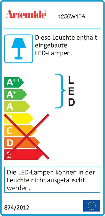 Etichetta energetica Artemide Pirce Mini (3097 lm)
