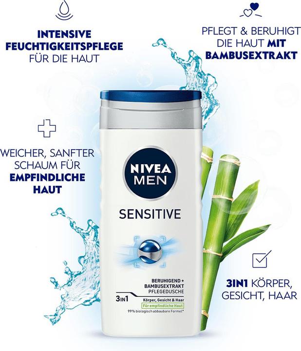 Actual product image NIVEA Sensitive (250 ml)