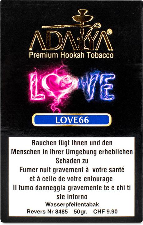 Adalya Tabak Love 66 50g (Minze, 50 g)