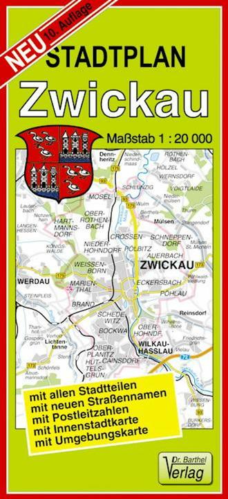 Produktbild Doktor Barthel Stadtplan Zwickau
