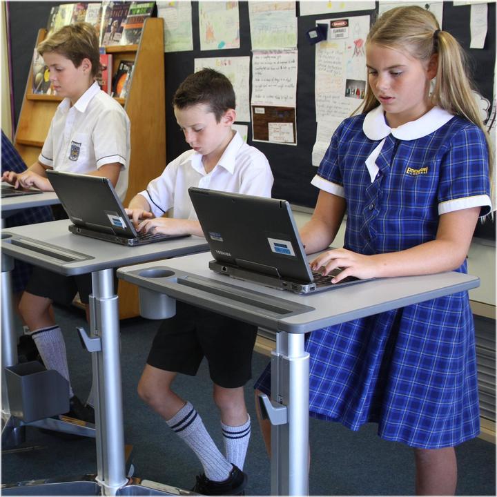 Produktbild Ergotron roll stand, LearnFit Desk, adjustable