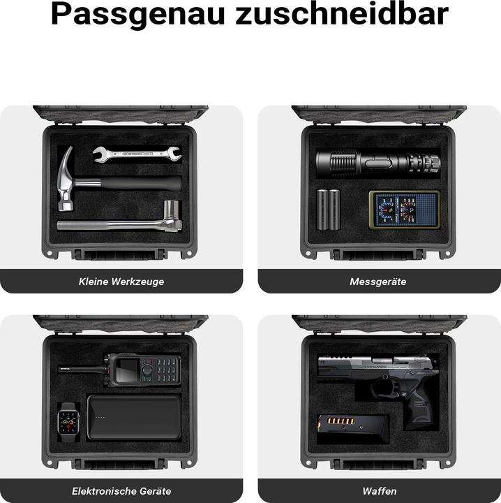 Actual product image Wiltec Universal case 19x17x6cm waterproof Transport case Case Protective case