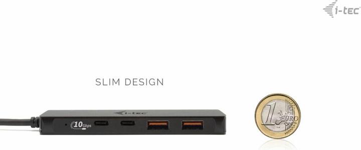 Immagine prodotto i-tec Hub USB-C in metallo (USB-C, 4 Porti)