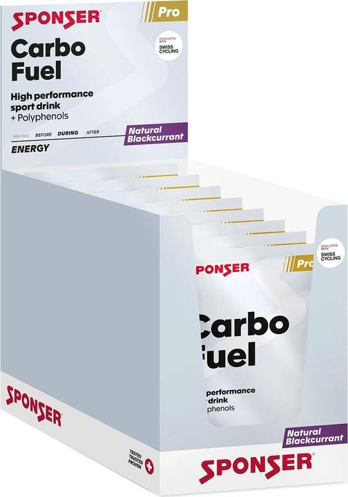 Produktbild Sponser Carbo Fuel (Johannisbeere, 10 Stk., 1050 g)