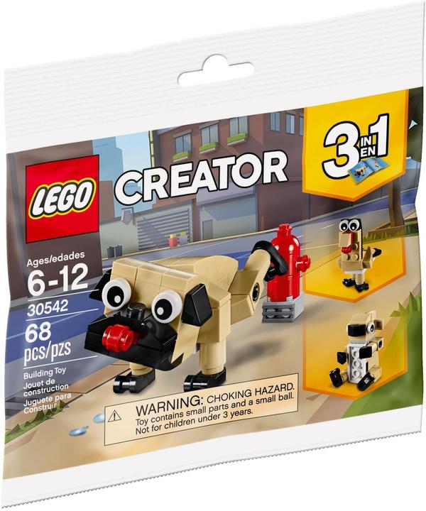 Actual product image LEGO Creator Cute Pug