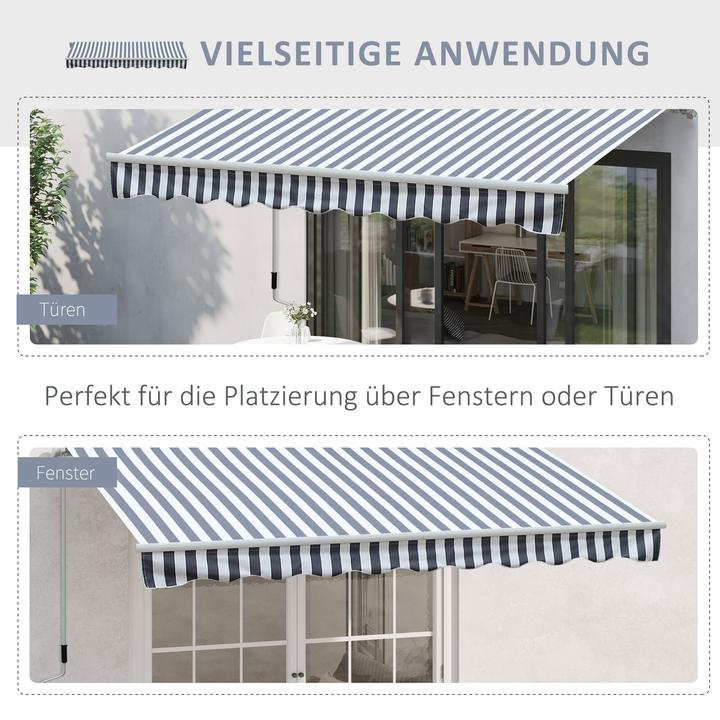 Image du produit Outsunny Store de jardin avec bras pliable (2.95 m)