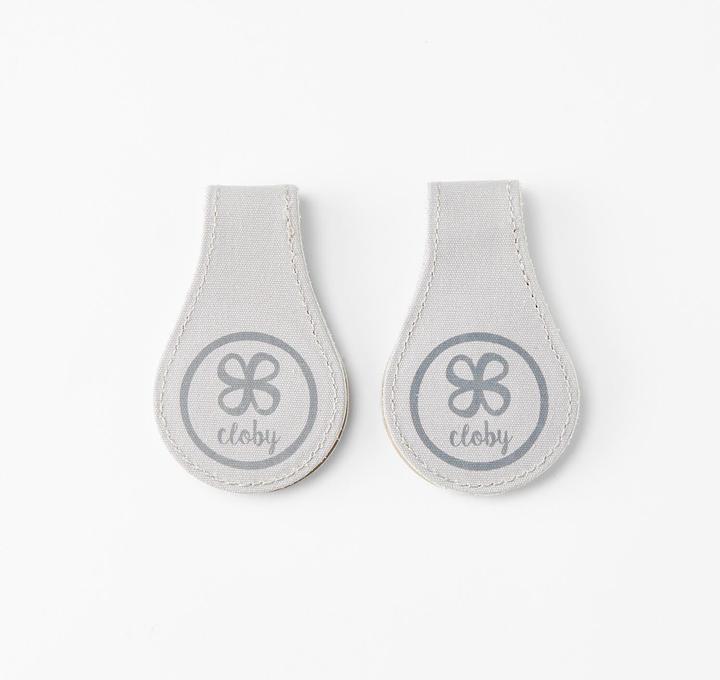 Produktbild Cloby Leder Magnet Clips er Set Beige
