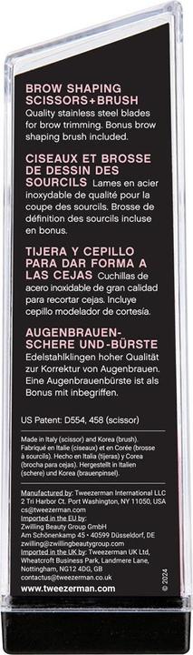Produktbild Tweezerman Augenbrauenschere mit Bürste