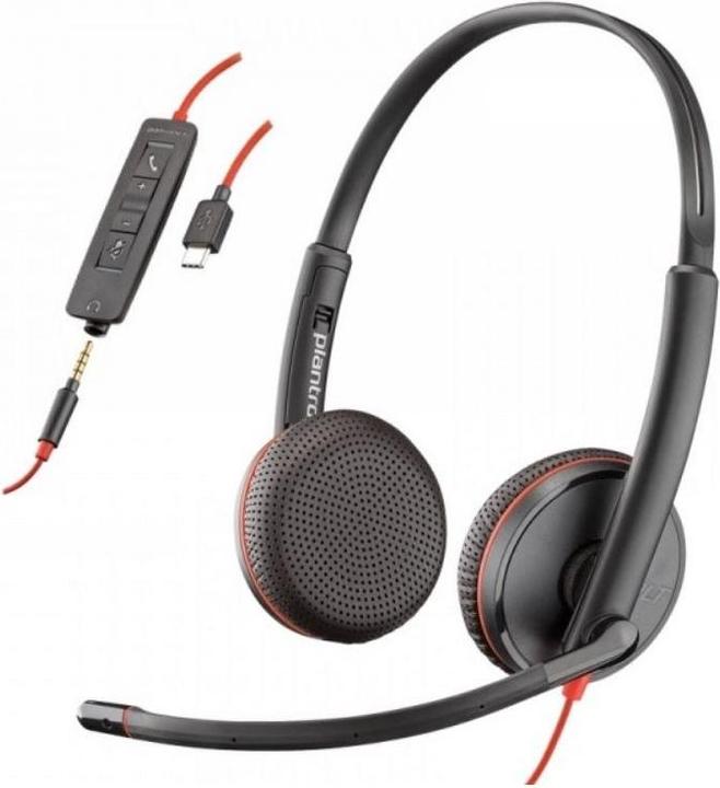 Produktbild Poly Blackwire 3225 USB-C Duo (Kabelgebunden, USB-C)