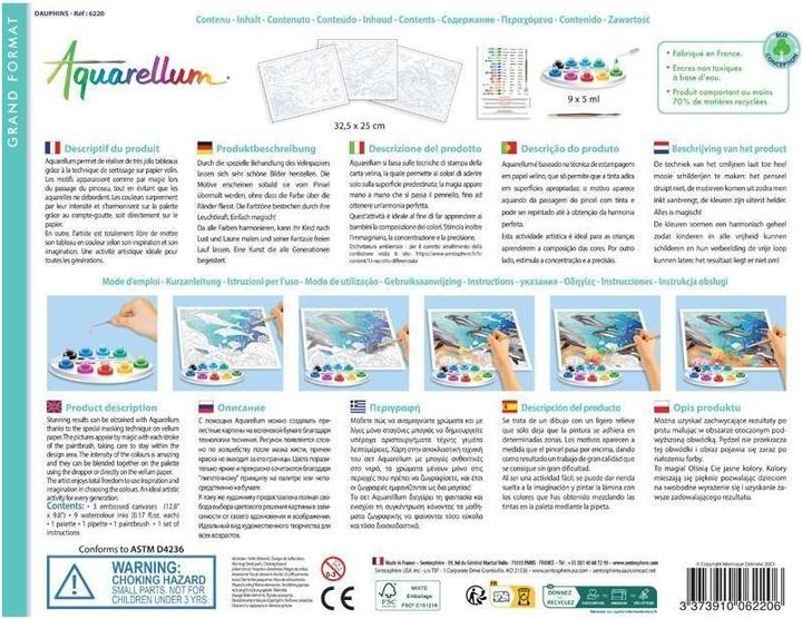 Actual product image Sentosphere Watercolour Dauphins
