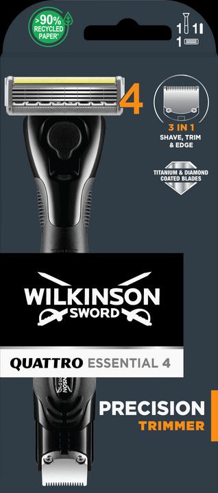 Produktbild Wilkinson Shaver for men Quattro Essential Precision Trimmer