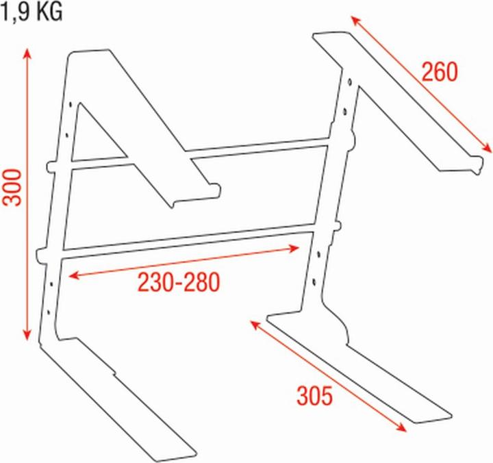 Produktbild DAP-Audio Laptop Stand D8370