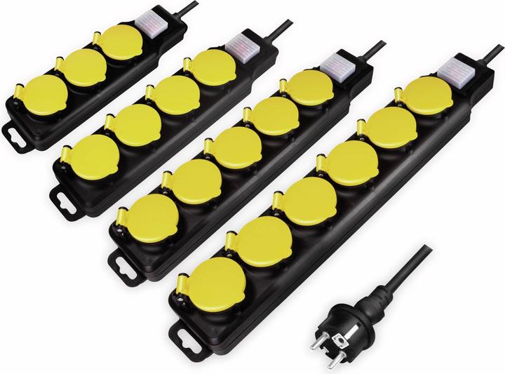 Image du produit LogiLink 4x CEE 7/3 max (4 x, CEE 7/3, 1.50 m)