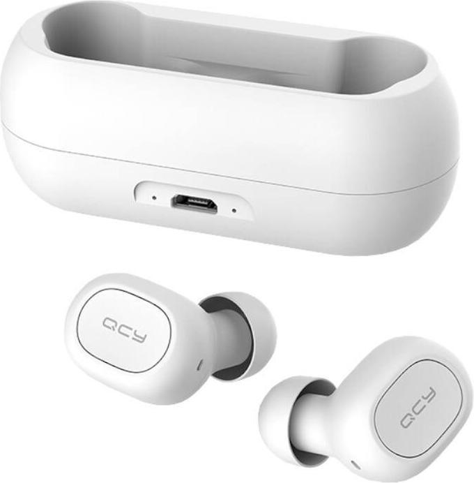 Actual product image QCY TWS Earphones Bluetooth V5.0 (white) (4 h, Wireless)