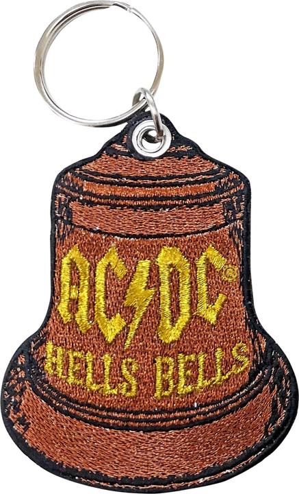 AC/DC Hells Bells Schlüsselanhänger Doppelseitiger Aufnäher