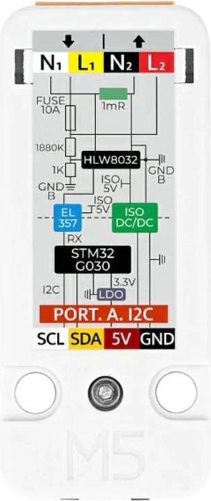 Actual product image M5Stack AC Measure Unit Powermeter HLW8032