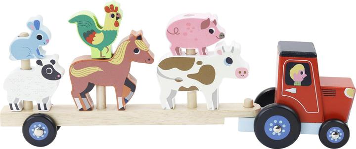 Image du produit Vilac Tracteur avec animaux empilables