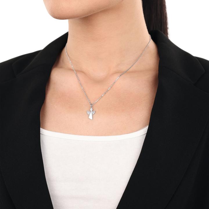 Produktbild Amor Anhänger für Damen, 925 Sterling Silber, Zirkonia synth. | Engel (Silber 925)