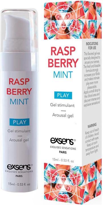 Actual product image Exsens Cooling Stimulating Gel Raspberry Mint 15 ml. (15 ml)