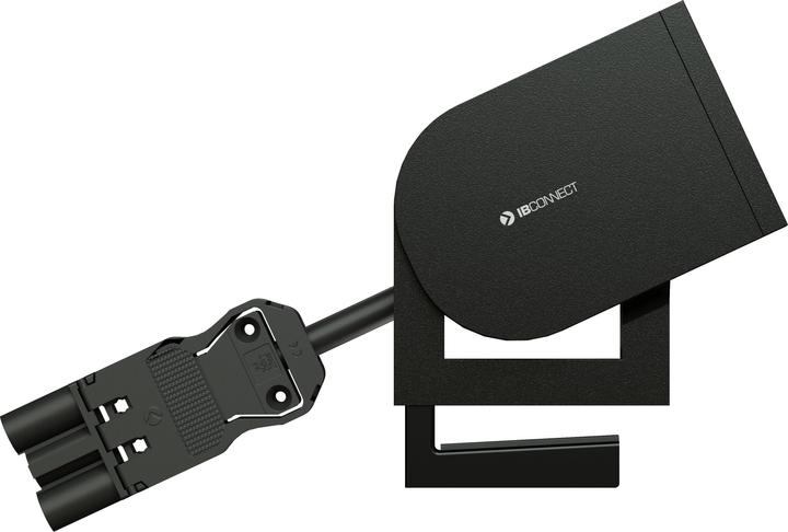Produktbild IB Connect SUPRA Steckdoseneinheit schwarz 2x Typ 13 1x USB-C 60W (2 x, USB-C, Typ 13, 0.30 m)