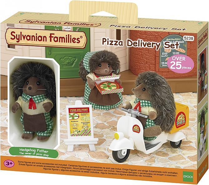 Actual product image Sylvanian Families Pizza delivery service