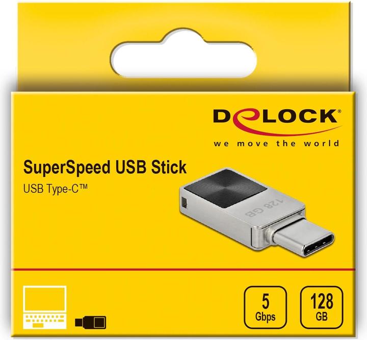 Produktbild Delock Mini USB Speicherstick (128 GB, USB-C)