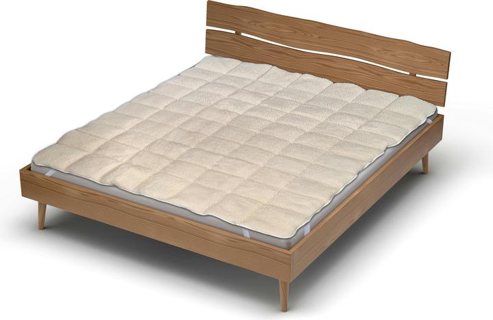 Actual product image Erzstef Lambswool mattress topper (180 x 200 cm)