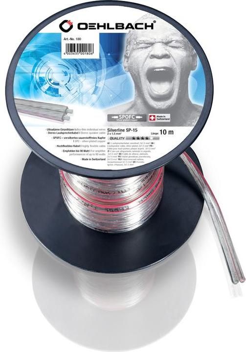 Actual product image Oehlbach Silverline SP15 (10 m, 1.50 mm²)