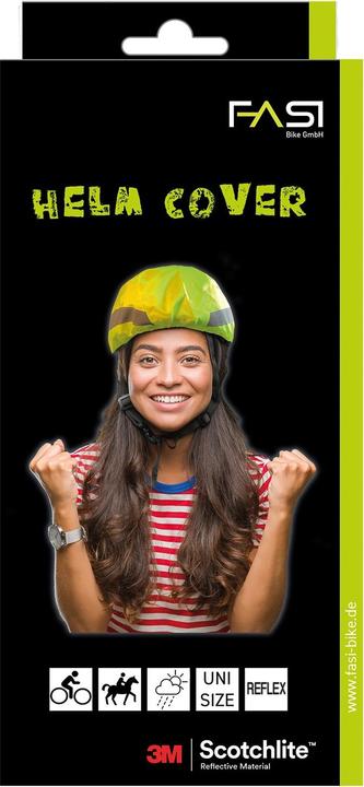 Image du produit Fasi Helm Cover unisexe jaune fluo