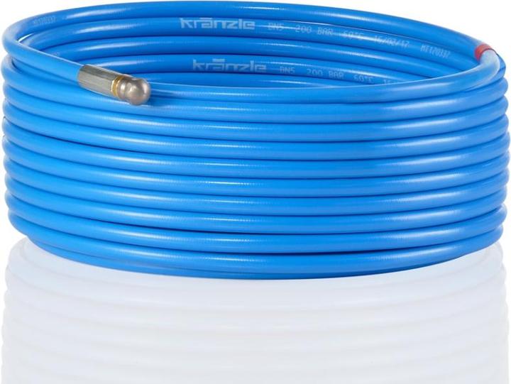Kränzle 125503-F Tubo flessibile per la pulizia dei tubi 25 m KNF 055 per sistema a innesto D12, pressione