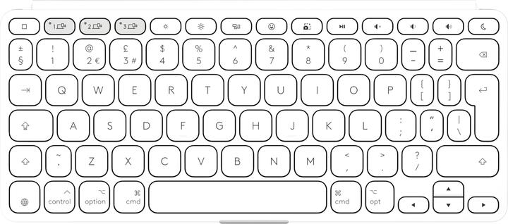 Nährwerte und Zutaten Logitech KEYS-TO-GO 2 (Eng. Int., Kabellos)