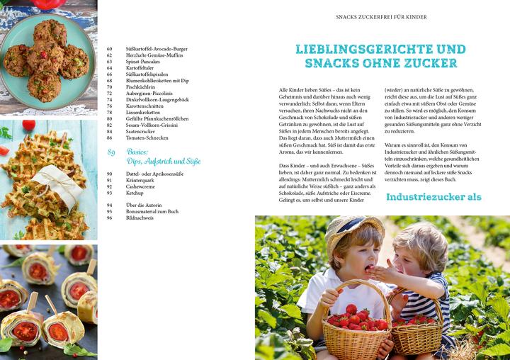 Produktbild Snacks zuckerfrei für Kinder (Deutsch, Veronika Pichl, 2022)