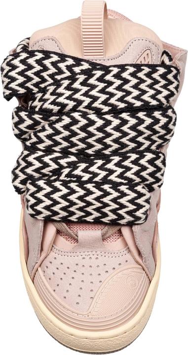 Immagine prodotto Lanvin curb sneakers in white and pink leather (42)