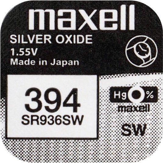 Produktbild Maxell 394 / SR936SW (1 Stk., SR45, 71 mAh)