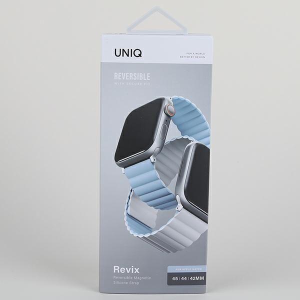 Produktbild Uniq dirželis Revix Apple Watch Series 4/5/6/7 (44 mm, Silikon)