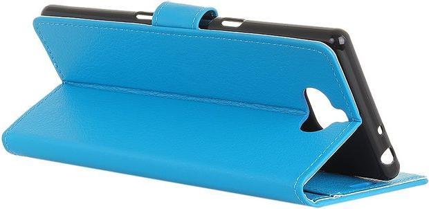 Actual product image MU Classic Litchi Leather Bookcover Series (Sony Xperia XA3)