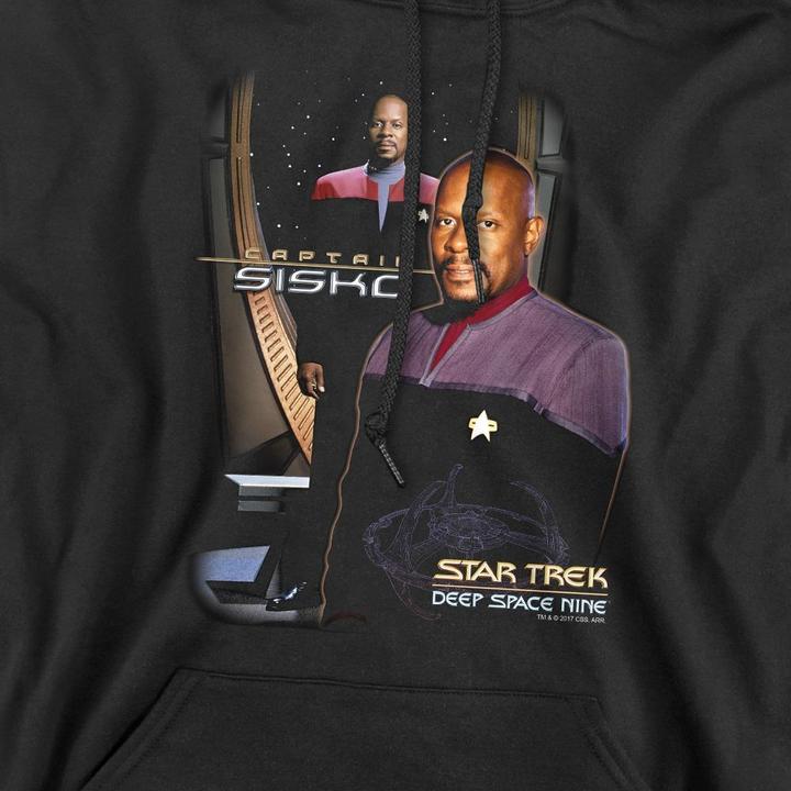 Immagine prodotto Felpa con Cappuccio Capitano Sisko Uomo (L)
