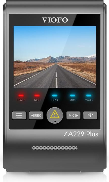 Image du produit Viofo A229 Plus Front dash camera with GPS (WiFi, Microphone intégré, Récepteur GPS, Bluetooth)