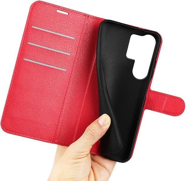 Actual product image MU Classic Litchi Leder Bookcover Series (Samsung Galaxy S25 Ultra)