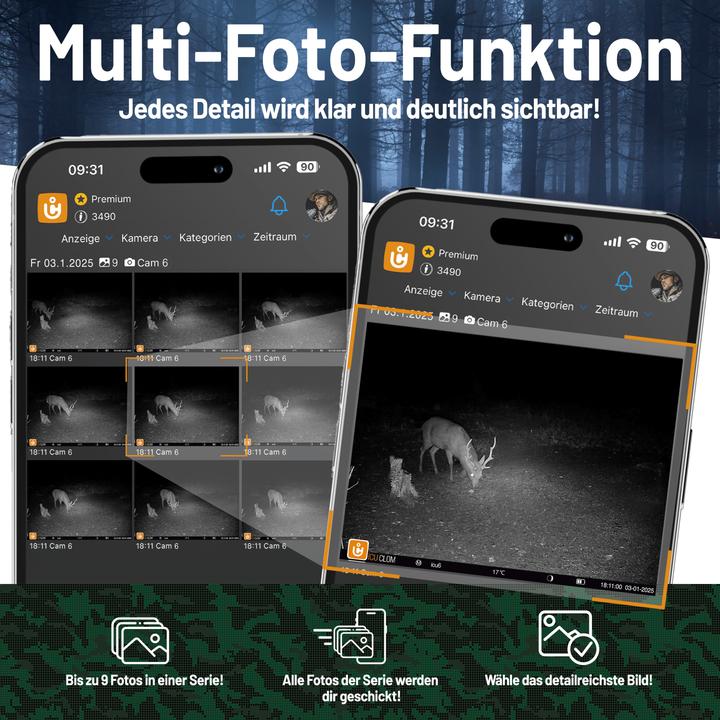 Produktbild ICUserver ICU CLOM Cam6 Wildkamera Camouflage