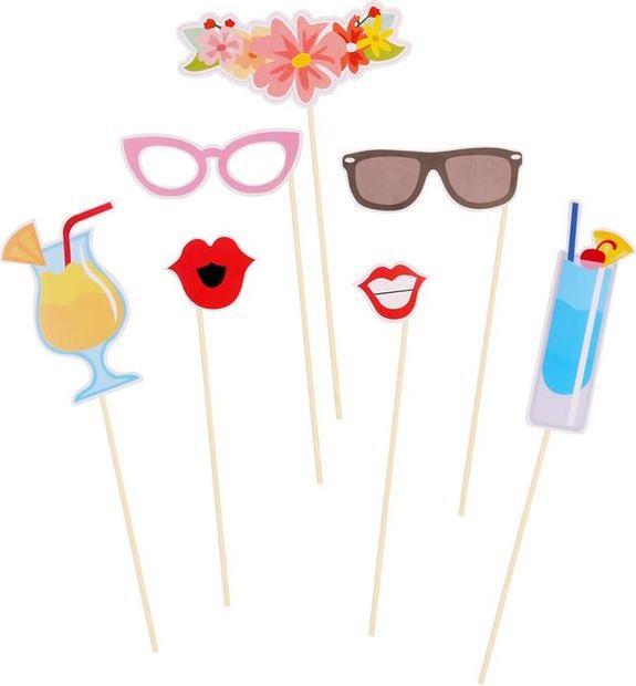 Produktbild MU Classic Flamingo Tropical Photo Booth Set