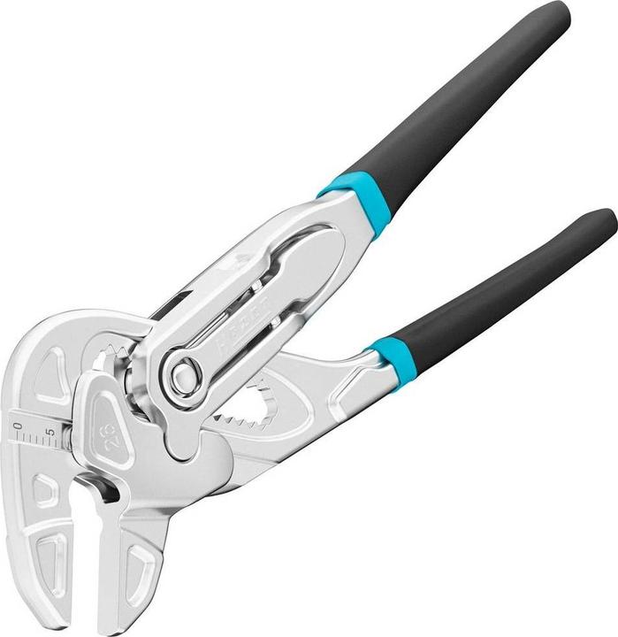 Image du produit HAZET Clé à pince 762-12 (noir/bleu, 125mm, réglage rapide Tipp-/Step) (125 mm)