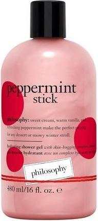 Actual product image philosophy Peppermint Stick Hydrating Shower Gel (480 ml)