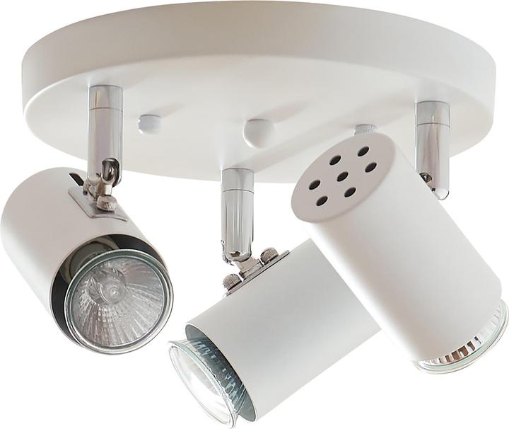 Actual product image Lux.Pro Deckenleuchte Bathgate 3 x GU10 Weiss (GU10)