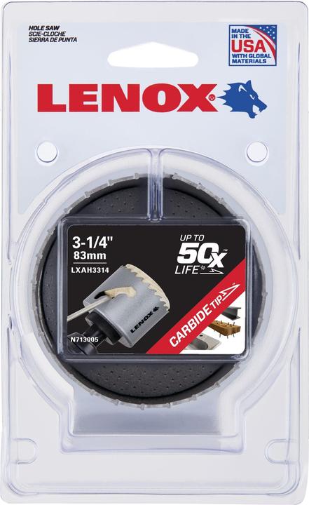 Produktbild Lenox Lochsäge (82,6 Millimeter)