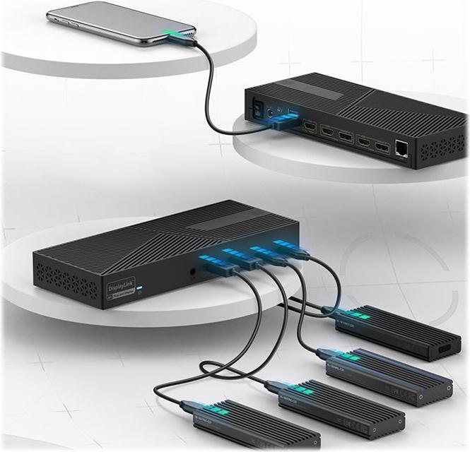 Produktbild Icy Box IB-DK2246AC (USB-C, 14 Ports)