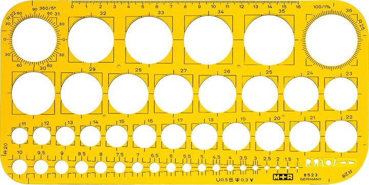 M+r Kreisschablone (10 mm)