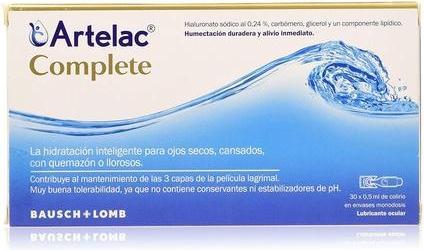 Productafbeelding Bausch Artelac Compleet 30 monodosis (30 ml)