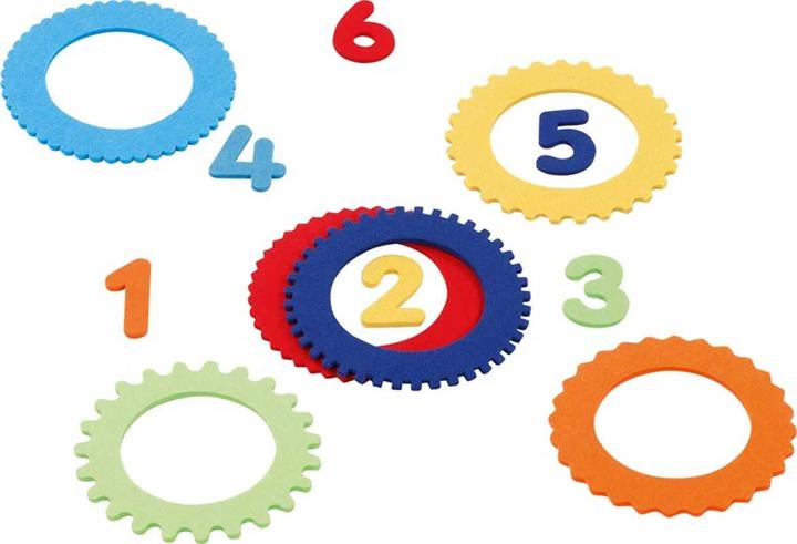 Produktbild Goki Ringwurfspiel mit 6 Filzringen