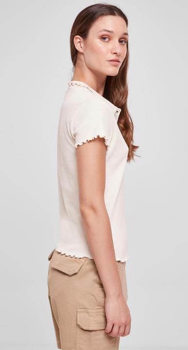 Actual product image Urban Classics Ladies Rib Polo Tee (S)